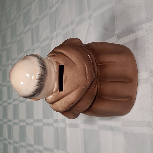 🔥Vintage 1960’s Friar Monk Coin Bank “Thou Shalt Not Steal - Picture 2 of 7